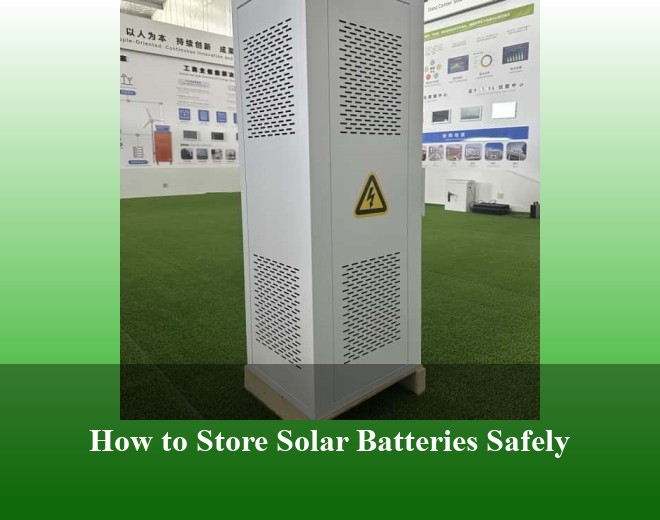 How to Store Solar Batteries Safely